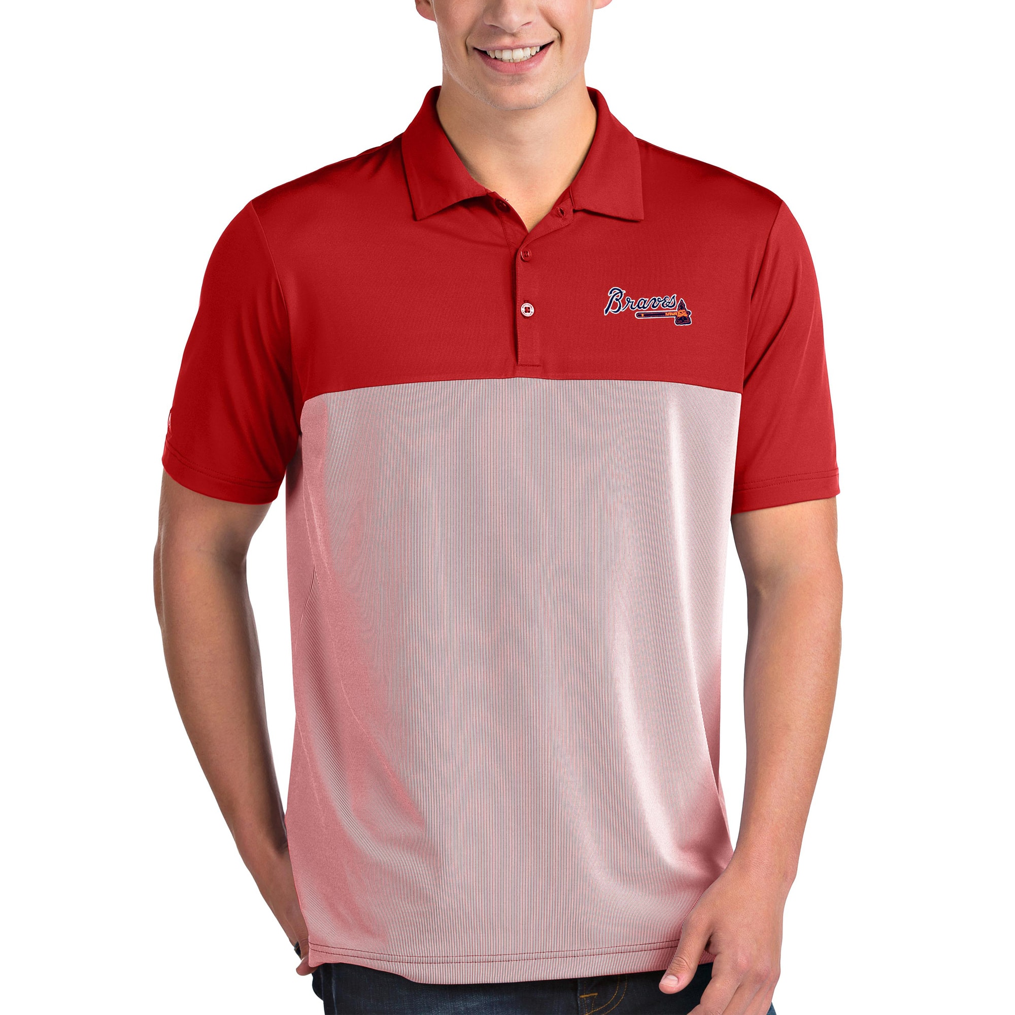 DYNASTY Boston Red Sox Adult Mens 3 Button Dri Ft Polo T-Shirt